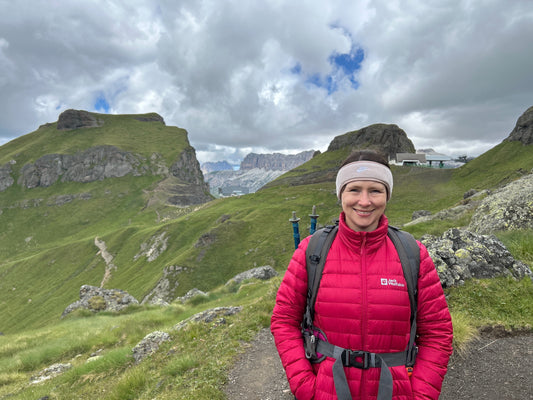 mountain landscape inspiration for nostalgic original oil paintings by Hanna Hryharenka