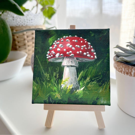 A Piece of the Forest at Home – The Quiet Magic of Mushroom Paintings